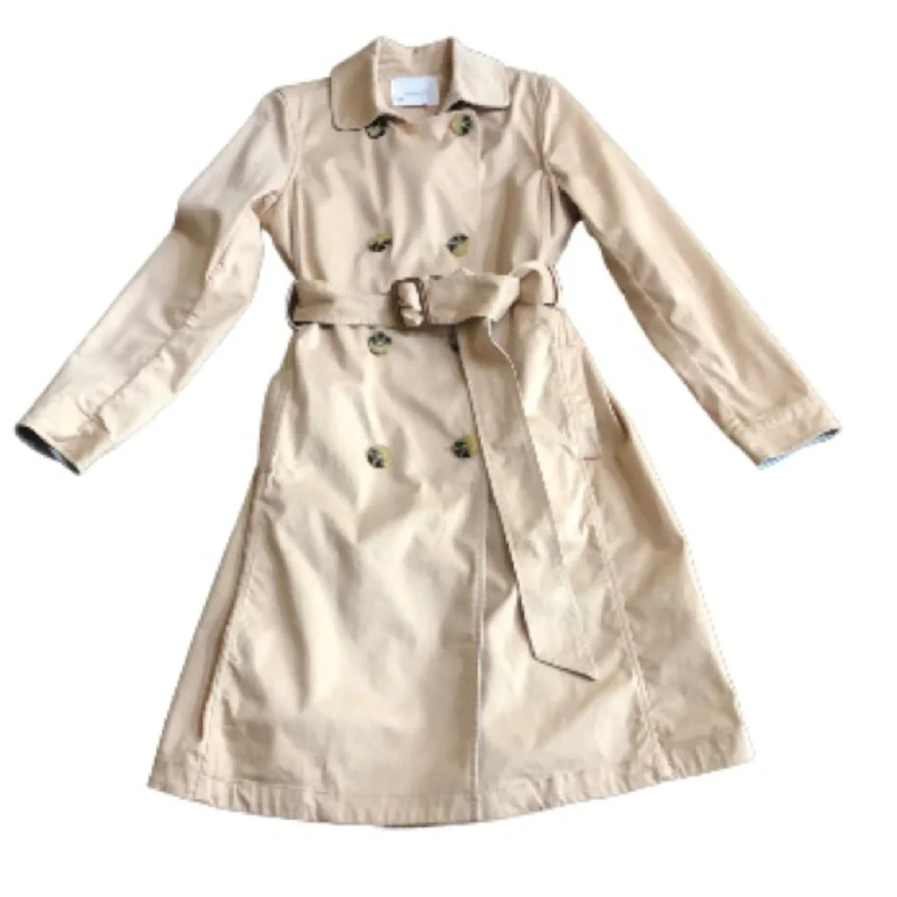 Anthropologie tan trench coat Sz Medium